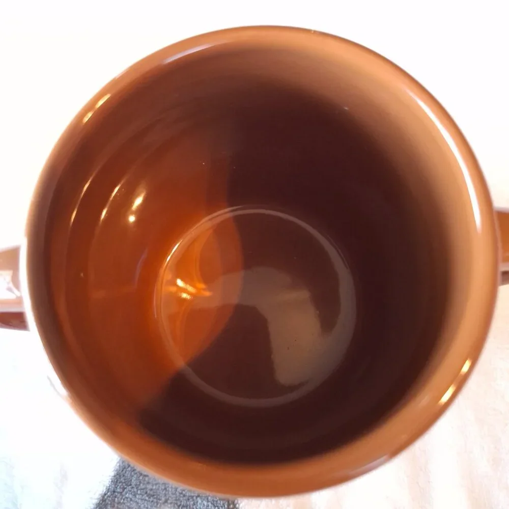 Sock Monkey Mug by Galerie -  2 Handle Coffee Cup‎ - Brown - 16oz